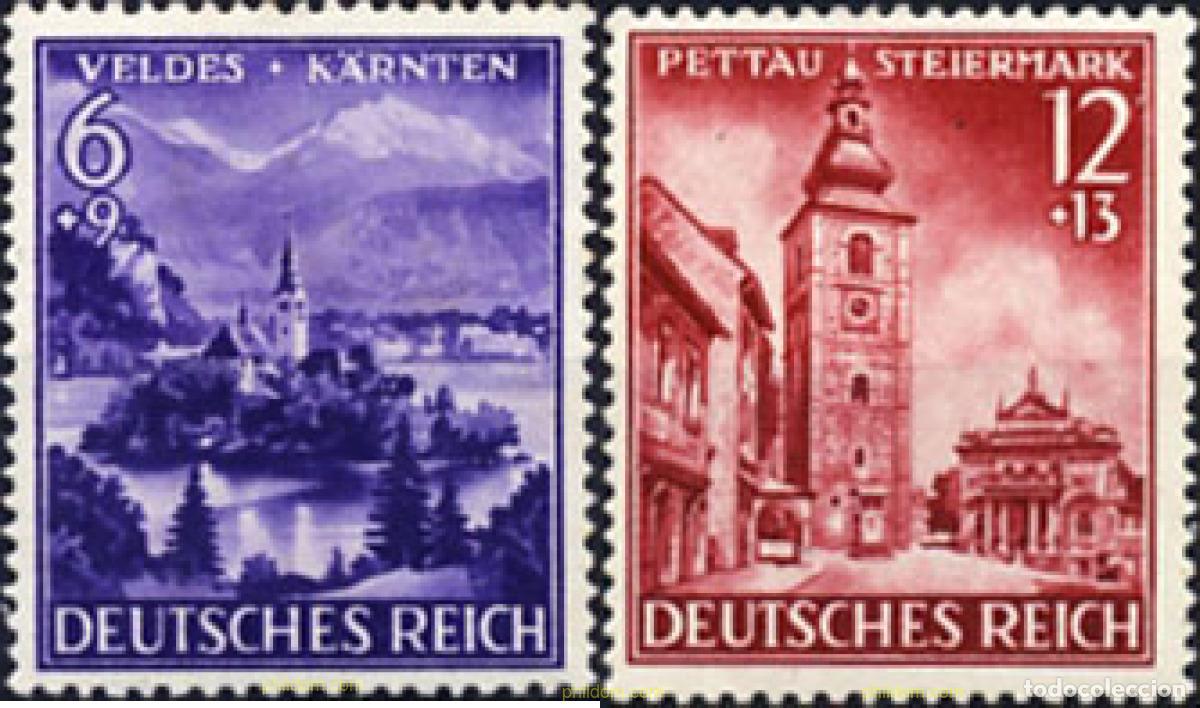 Sellos: 199552 MNH ALEMANIA 1941 ANEXION DE ESTIRIA, CARINTIA Y KRAIN