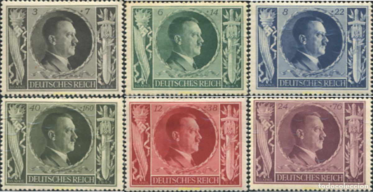 Sellos: 149888 MNH ALEMANIA 1943 54 ANIVERSARIO DE ADOLF HITLER