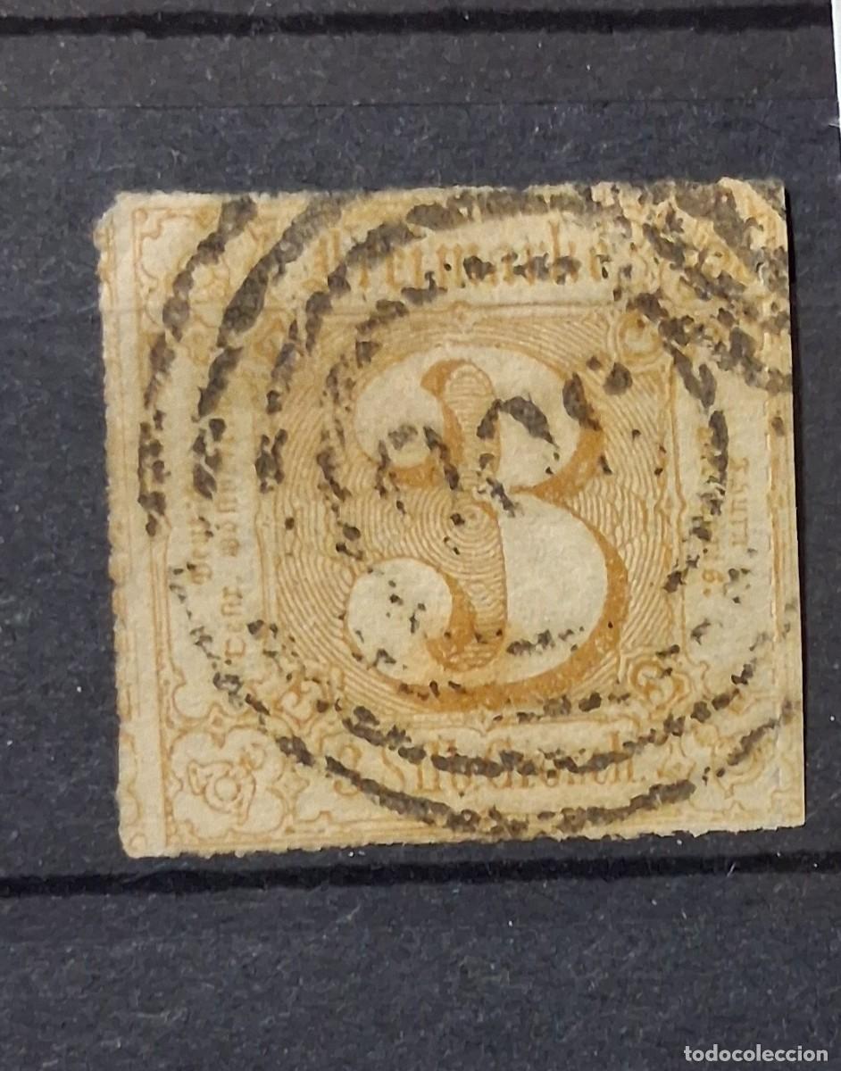 Sellos: ALEMANIA, THURN Y TAXIS, 1863, CAT.YT.TT19.