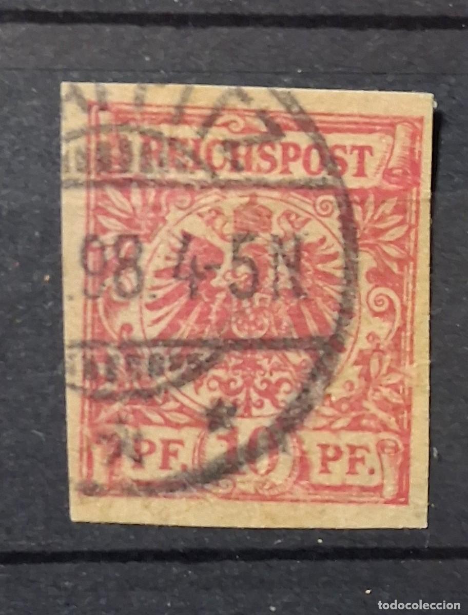 Sellos: ALEMANIA, REINO, 1899, CAT. MI. 56a V, S/D.