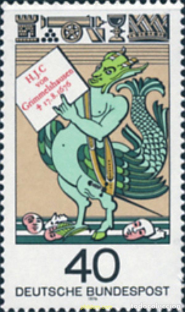 Sellos: 143987 MNH ALEMANIA FEDERAL 1976 300 ANIVERSARIO DE LA MUERTE DE HANS JACOB CHRISTOFFEL VON GRIMMEL