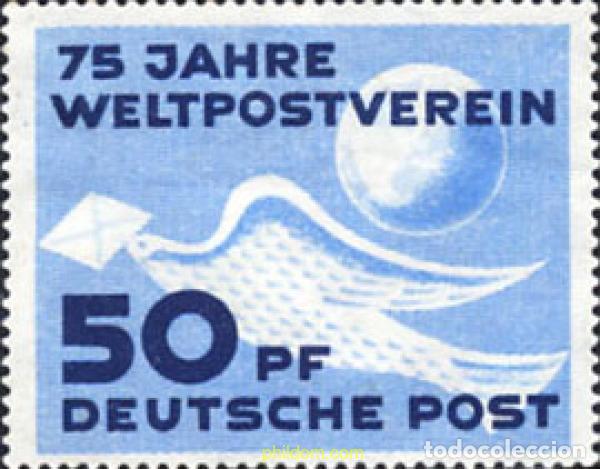 Sellos: 149912 MNH ALEMANIA DEMOCRATICA 1949 75 ANIVERSARIO DE LA UPU