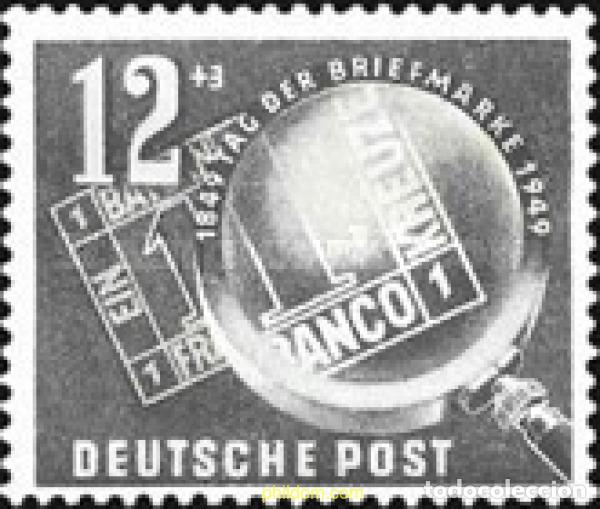 Sellos: 150428 MNH ALEMANIA DEMOCRATICA 1949 DIA DEL SELLO