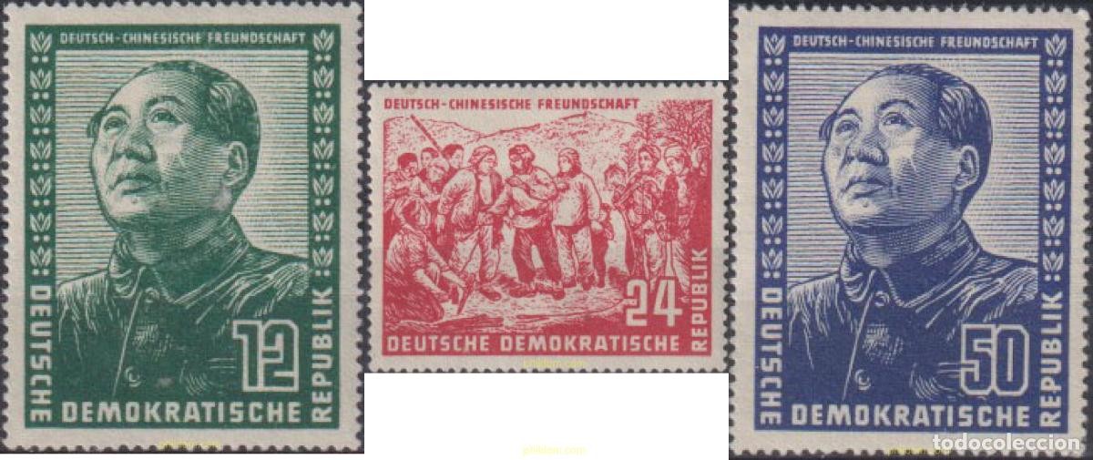 Sellos: 626367 HINGED ALEMANIA DEMOCRATICA 1951 AMISTAD ENTRE ALEMANIA Y CHINA