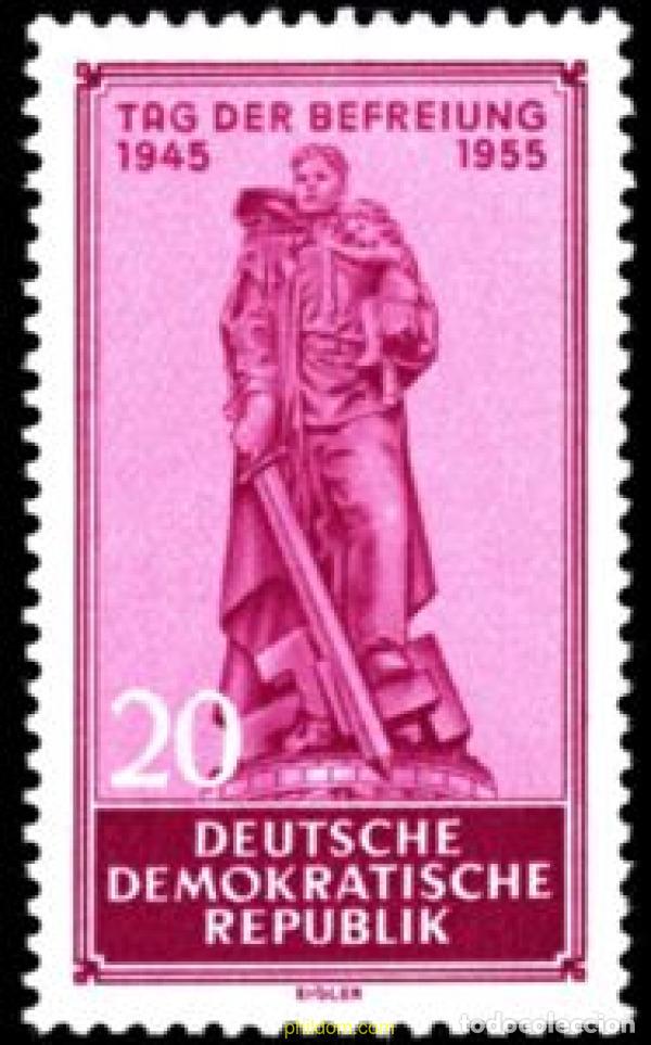 Sellos: 150477 MNH ALEMANIA DEMOCRATICA 1955 10 ANIVERSARIO DE LA LIBERACION