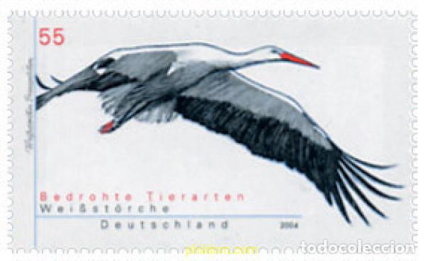 Sellos: 144278 MNH ALEMANIA FEDERAL 2004 ESPECIES EN PELIGRO DE EXTINCION
