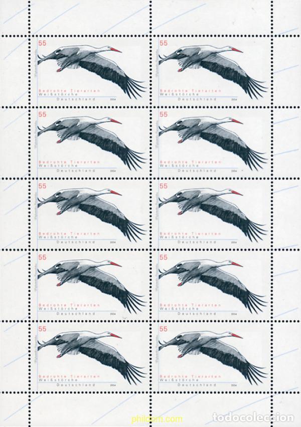 Sellos: 144279 MNH ALEMANIA FEDERAL 2004 ESPECIES EN PELIGRO DE EXTINCION