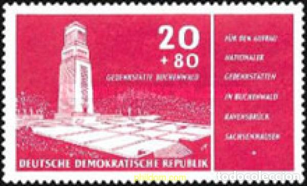 Selos: 150494 MNH ALEMANIA DEMOCRATICA 1956 MEMORIAL BUCHENWALD