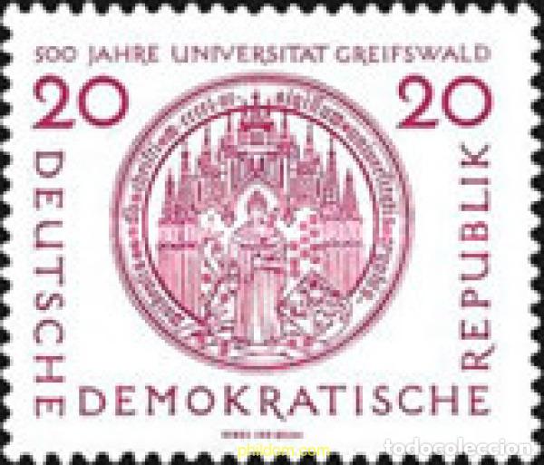 Selos: 150496 MNH ALEMANIA DEMOCRATICA 1956 5 CENTENARIO DE LA UNIVERSIDAD DE GREIFSWALD