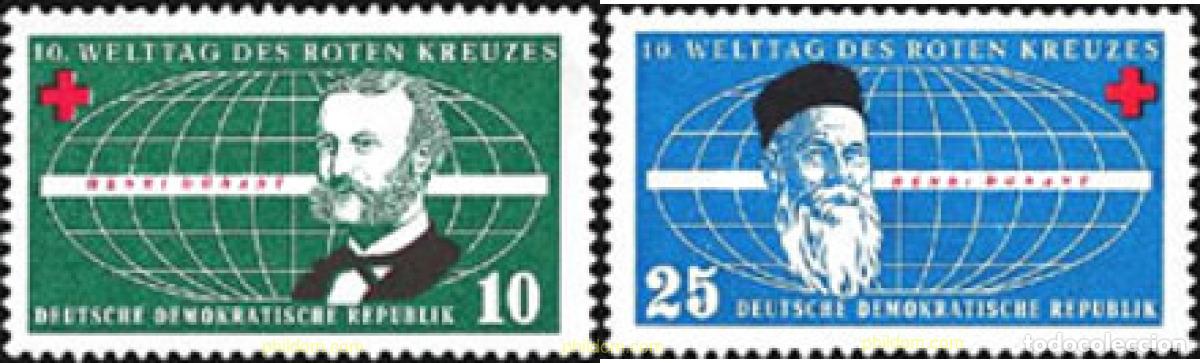 Selos: 150504 MNH ALEMANIA DEMOCRATICA 1957 10 JORNADA MUNDIAL DE LA CRUZ ROJA