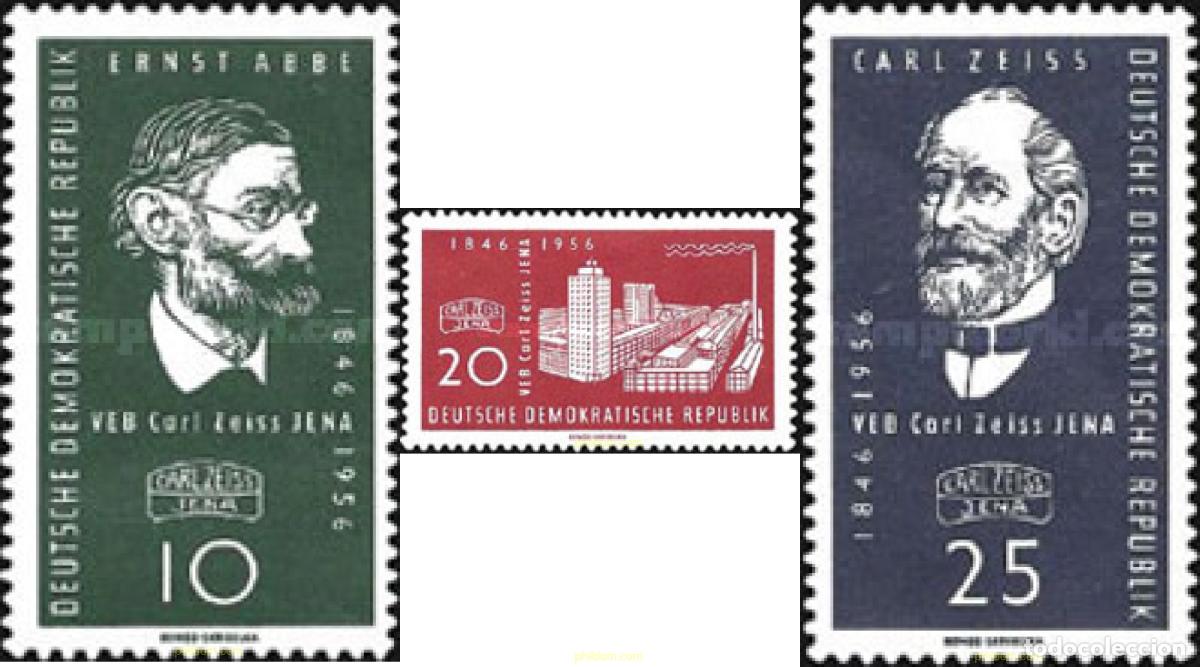 Briefmarken: 150498 MNH ALEMANIA DEMOCRATICA 1956 CARL ZEISS