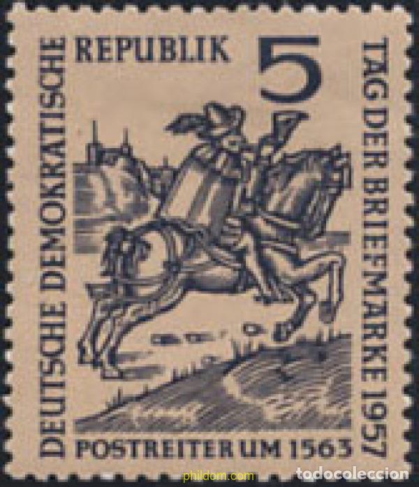 Sellos: 203311 HINGED ALEMANIA DEMOCRATICA 1957 DIA DEL SELLO