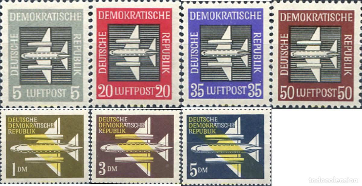 Sellos: 150516 MNH ALEMANIA DEMOCRATICA 1957 AVIONES