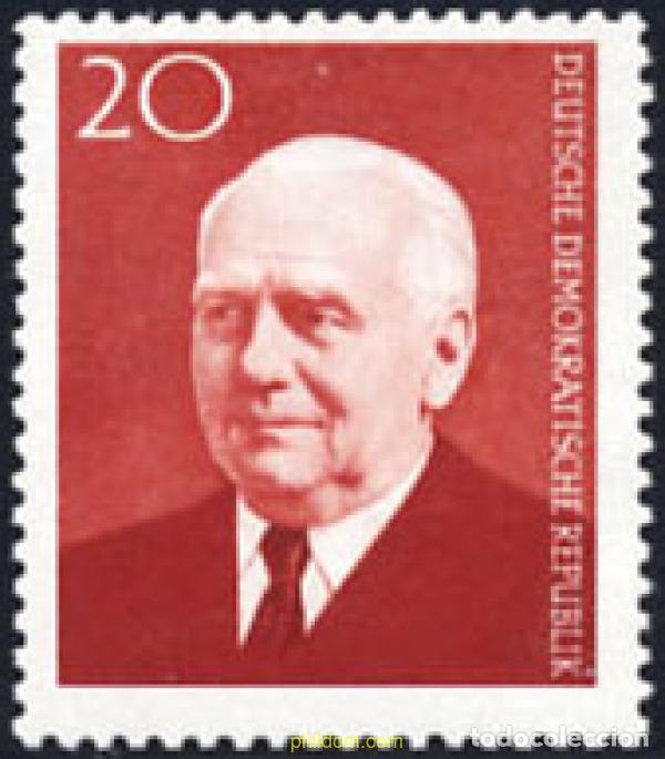 Sellos: 203017 HINGED ALEMANIA DEMOCRATICA 1959 83 ANIVERSARIO DEL PRESIDENTE WILHELM PIECK