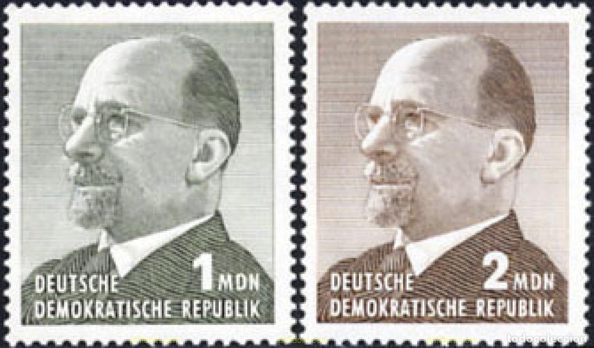 Sellos: 150592 MNH ALEMANIA DEMOCRATICA 1963 PRESIDENTE WALTER ULBRICHT
