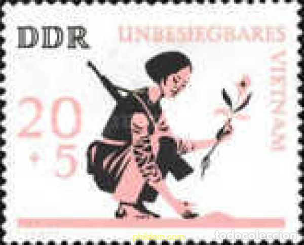Briefmarken: 150637 MNH ALEMANIA DEMOCRATICA 1966 AYUDA A VIETNAM