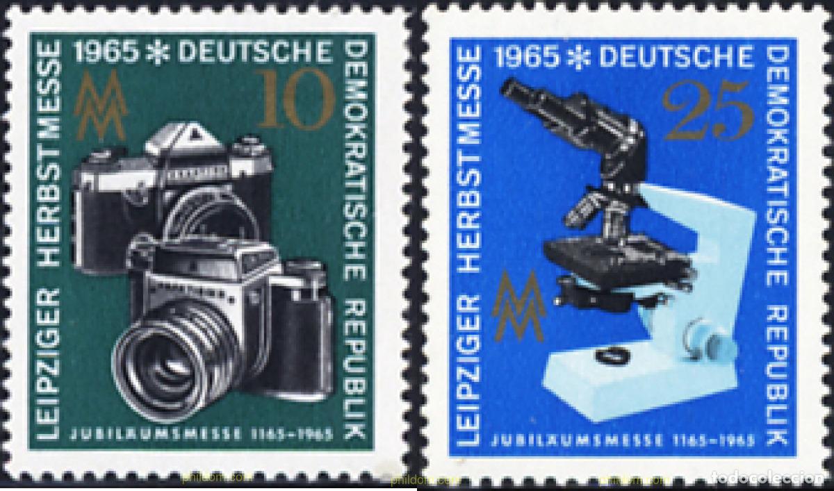 Sellos: 199644 MNH ALEMANIA DEMOCRATICA 1965 FERIA DE OTO&Ntilde;O DE LEIPZIG
