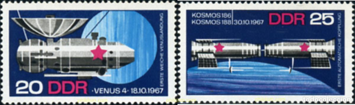 Stamps: 150656 MNH ALEMANIA DEMOCRATICA 1968 EXPLORACION DEL ESPACIO