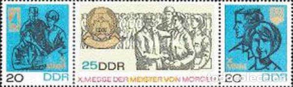 Stamps: 144590 MNH ALEMANIA DEMOCRATICA 1967 10 FERIA DE JOVENES INVENTORES DE LEIPZIG