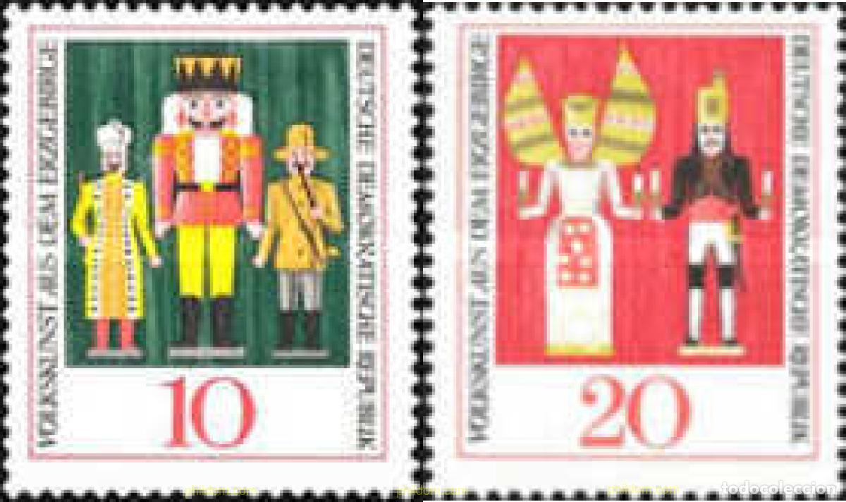 Stamps: 150655 MNH ALEMANIA DEMOCRATICA 1967 ARTE POPULAR