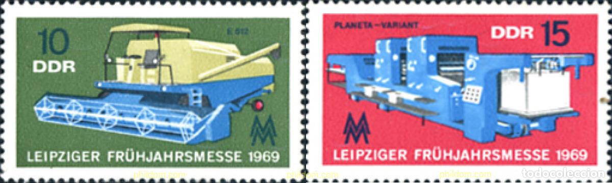 Stamps: 150670 MNH ALEMANIA DEMOCRATICA 1969 FERIA DE PRIMAVERA DE LEIPZIG