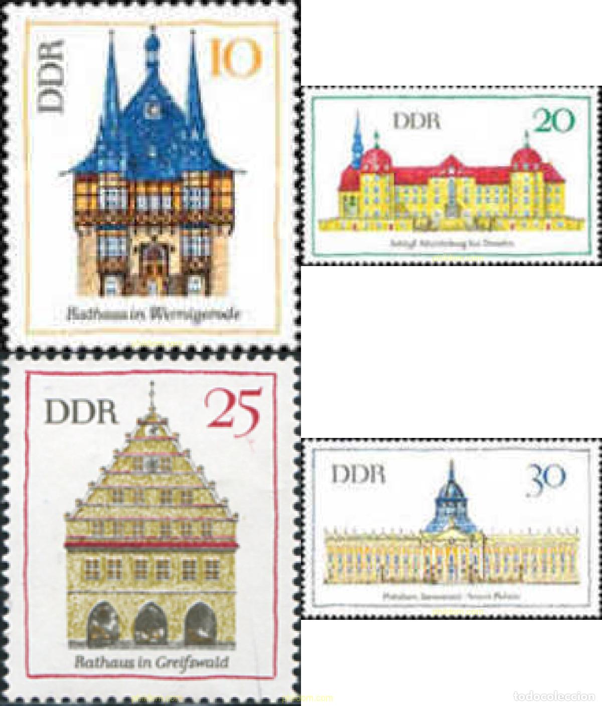 Sellos: 150662 MNH ALEMANIA DEMOCRATICA 1968 EDIFICIOS - Foto 1