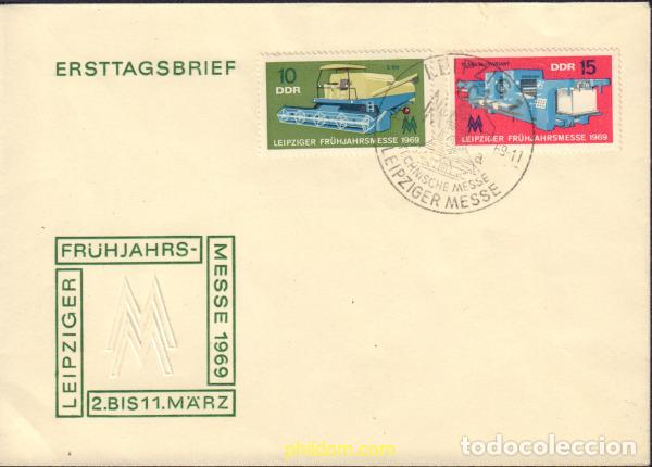 Sellos: 446923 MNH ALEMANIA DEMOCRATICA 1969 FERIA DE PRIMAVERA DE LEIPZIG