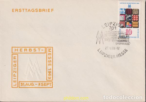 Sellos: 446932 MNH ALEMANIA DEMOCRATICA 1969 FERIA DE OTO&Ntilde;O DE LEIPZIG