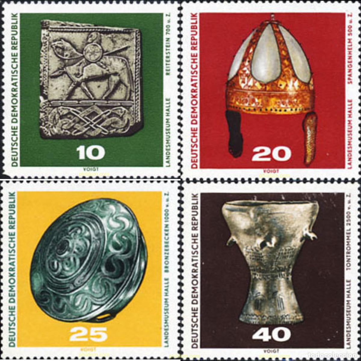 Sellos: 150688 MNH ALEMANIA DEMOCRATICA 1970 DESCUBRIMIENTOS ARQUEOLOGICOS