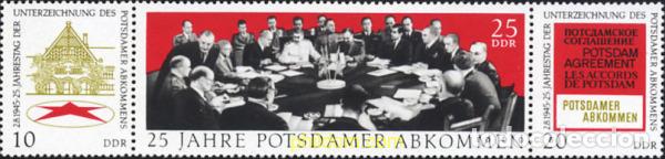 Stamps: 144643 MNH ALEMANIA DEMOCRATICA 1970 25 ANIVERSARIO DEL TRATADO DE POTSDAM