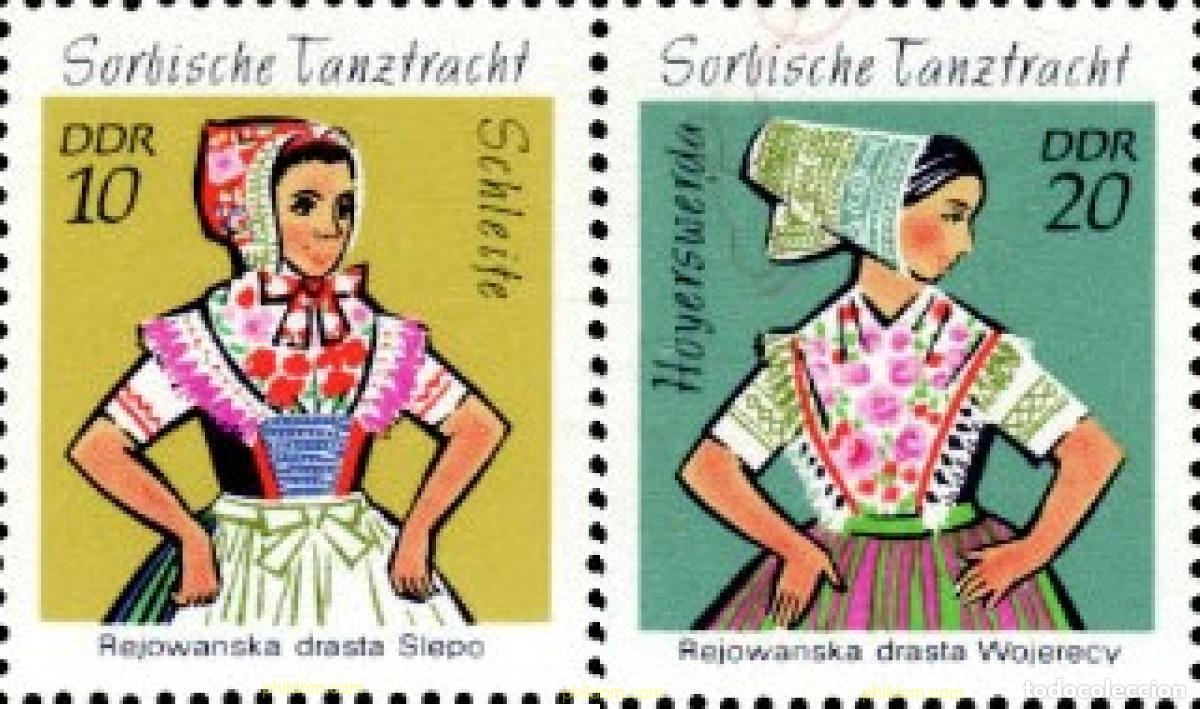 Sellos: 144667 MNH ALEMANIA DEMOCRATICA 1971 TRAJES TIPICOS