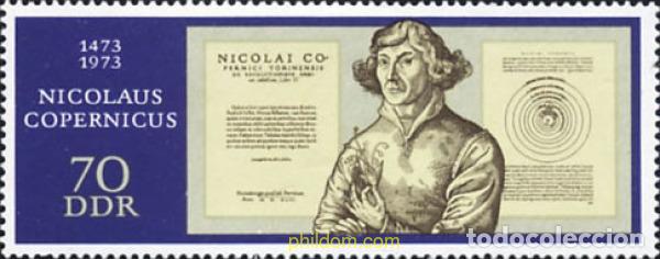 Briefmarken: 150740 MNH ALEMANIA DEMOCRATICA 1973 500 ANIVERSARIO DEL NACIMIENTO DE N. COPERNICO