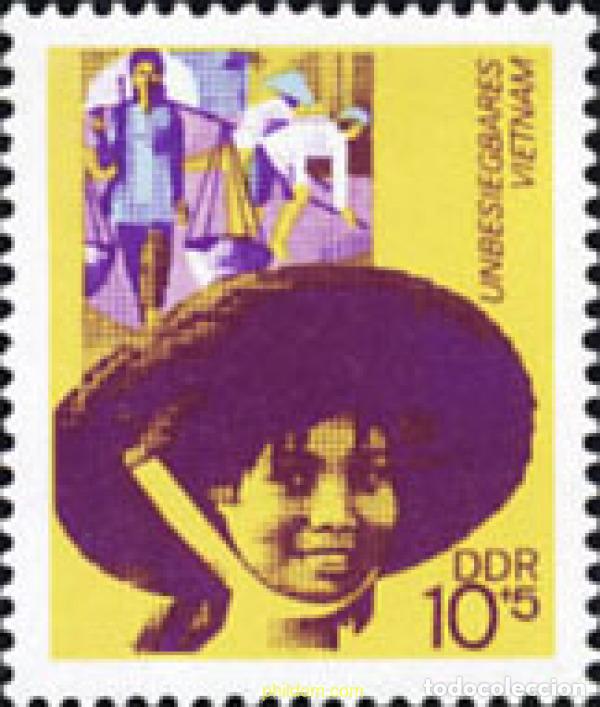 Briefmarken: 150724 MNH ALEMANIA DEMOCRATICA 1972 AYUDA A VIETNAM