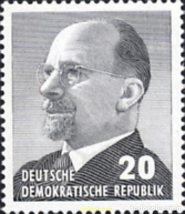 Briefmarken: 150746 MNH ALEMANIA DEMOCRATICA 1973 MUERTE DEL PRESIDENTE WALTER ULBRICHT