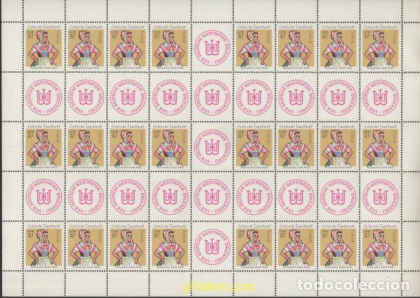 Briefmarken: 654956 MNH ALEMANIA DEMOCRATICA 1971 TRAJES TIPICOS
