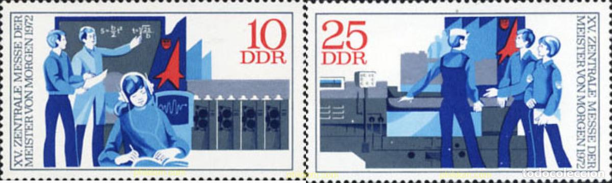 Briefmarken: 144698 MNH ALEMANIA DEMOCRATICA 1972 15 SALON CENTRAL DE JOVENES INVENTORES