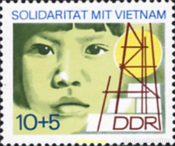 Sellos: 150752 MNH ALEMANIA DEMOCRATICA 1973 AYUDA A VIETNAM