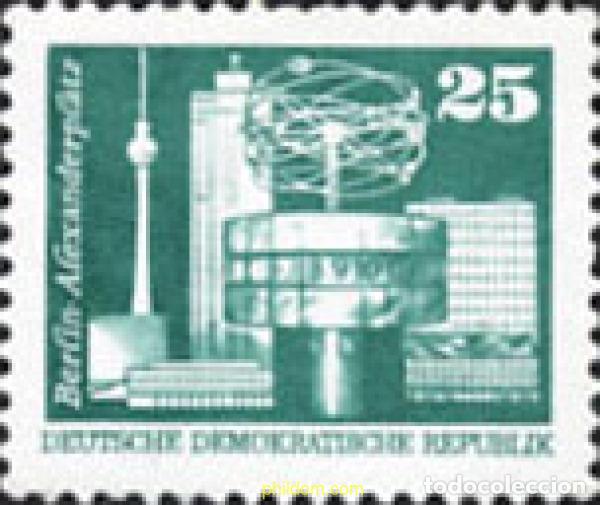 Sellos: 150773 MNH ALEMANIA DEMOCRATICA 1975 CONSTRUCCIONES SOCIALISTAS