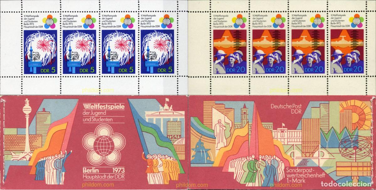 Sellos: 158112 MNH ALEMANIA DEMOCRATICA 1973 FESTIVAL DE LA JUVENTUD Y LOS ESTUDIANTES