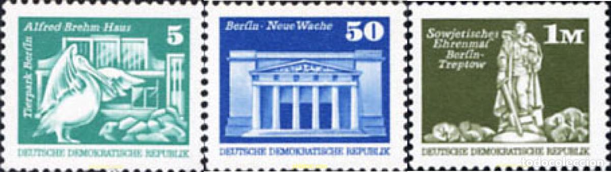Sellos: 150764 MNH ALEMANIA DEMOCRATICA 1974 CONSTRUCCIONES SOCIALISTAS