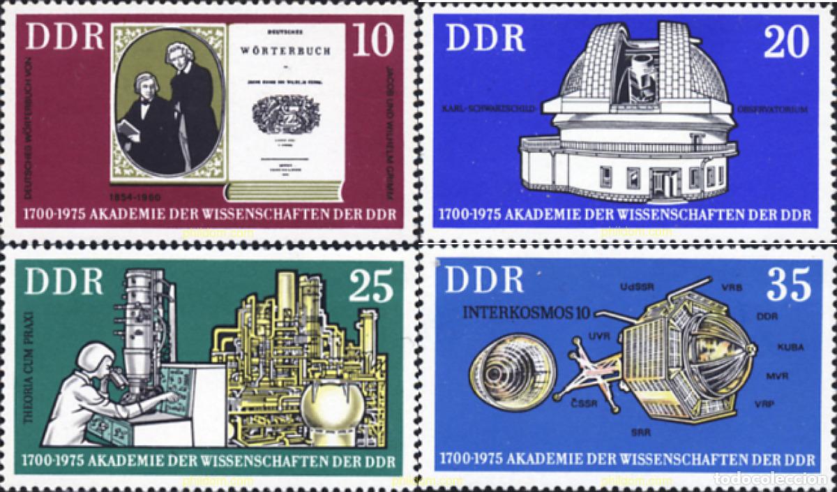 Sellos: 150783 MNH ALEMANIA DEMOCRATICA 1975 25 ANIVERSARIO DE LA ACADEMIA DE LAS CIENCIAS DE BERLIN