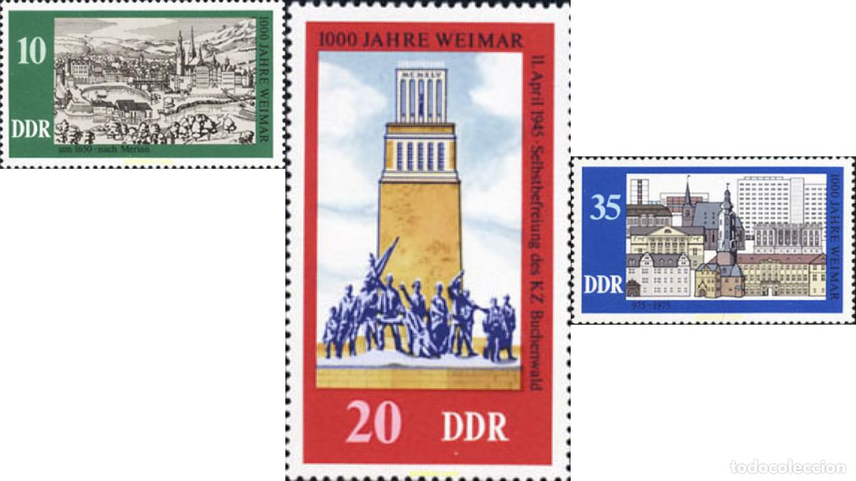 Sellos: 150786 MNH ALEMANIA DEMOCRATICA 1975 MILENARIO DE WEIMAR