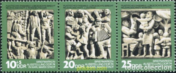 Sellos: 144725 MNH ALEMANIA DEMOCRATICA 1974 EXPOSICION FILATELICA DE LA JUVENTUD &rdquo;D.D.R '74&rdquo;