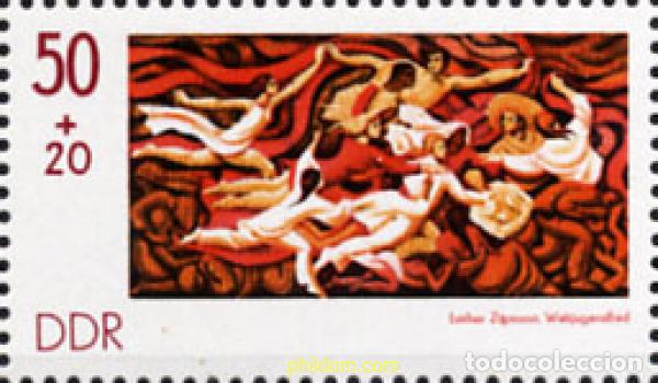 Sellos: 144787 MNH ALEMANIA DEMOCRATICA 1977 SOZPHILEX 77. EXPOSICION FILATELICA INTERNACIONAL EN BERLIN