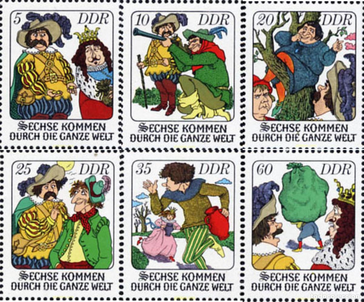 Sellos: 150824 MNH ALEMANIA DEMOCRATICA 1977 CUENTO DE LOS HERMANOS GRIMM