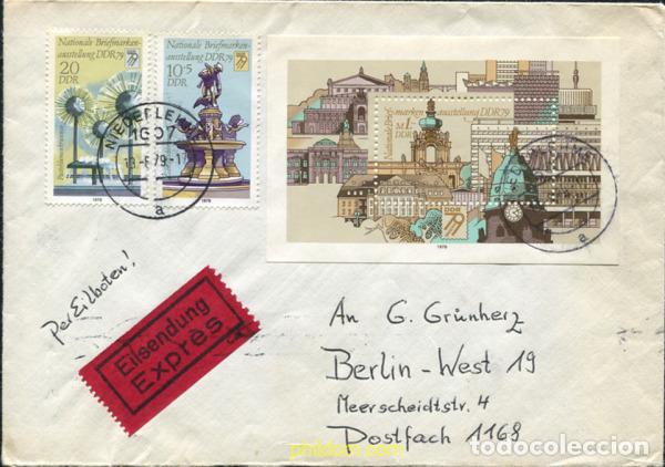 Sellos: 665284 MNH ALEMANIA DEMOCRATICA 1979 DDR 79. EXPOSICION FILATELICA NACIONAL