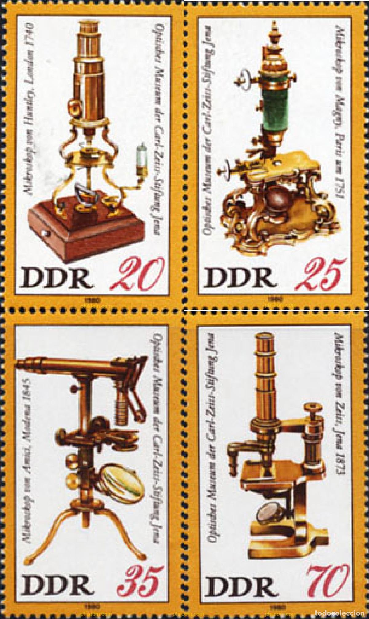 Sellos: 144851 MNH ALEMANIA DEMOCRATICA 1980 MUSEO OPTICO DE LA FUNDACION CARL ZEISS EN JENA