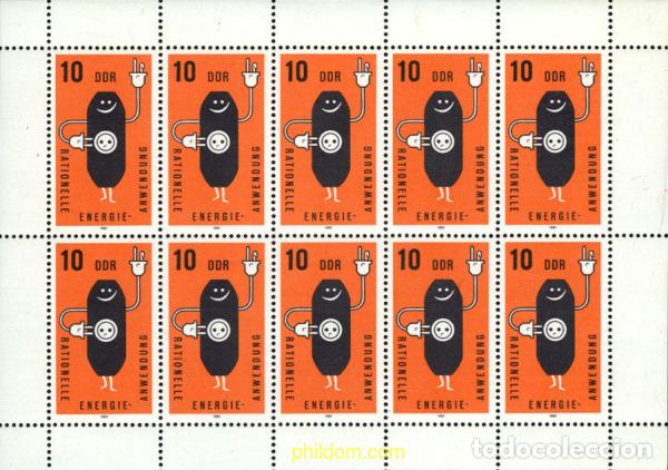 Sellos: 158124 MNH ALEMANIA DEMOCRATICA 1981 ECONOMIAS DE ENERGIA