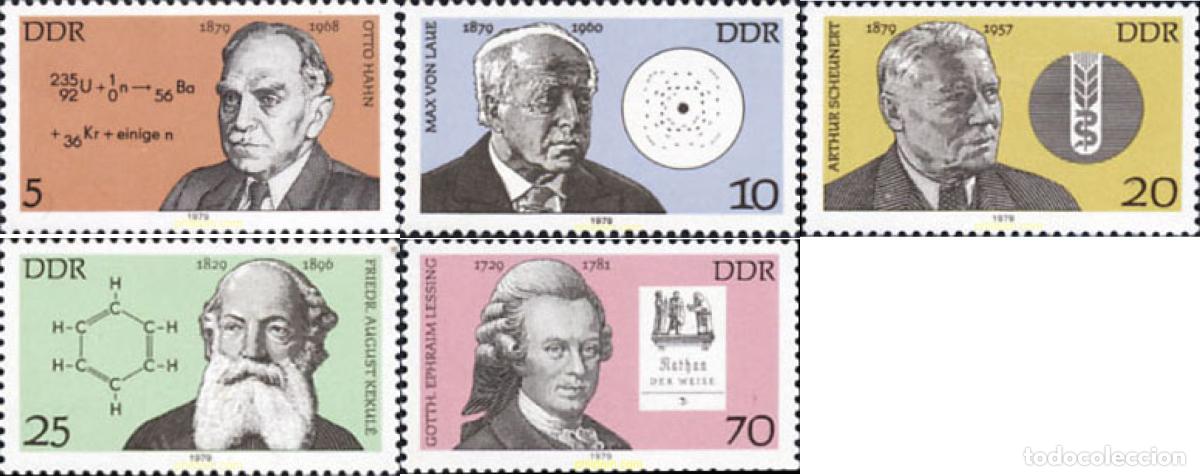 Sellos: 595712 MNH ALEMANIA DEMOCRATICA 1979 PERSONALIDADES