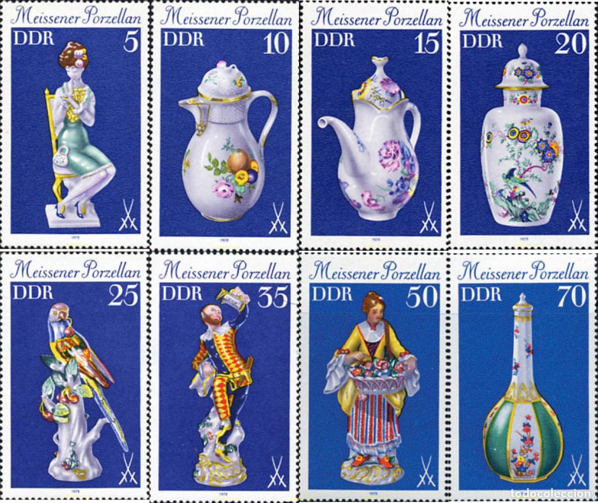 Sellos: 144839 MNH ALEMANIA DEMOCRATICA 1979 PORCELANAS
